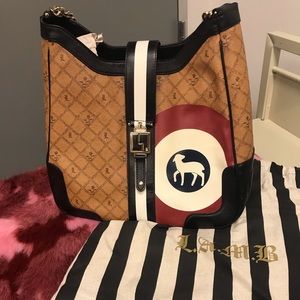 L.a.m.b. Bullseye Comodore hobo bag